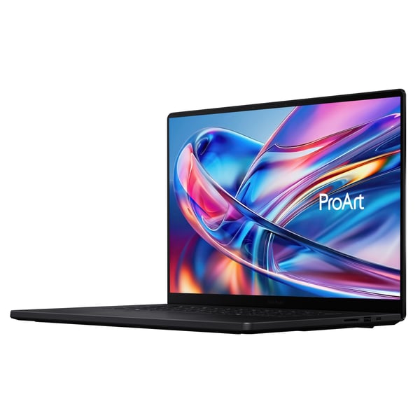 ASUS ProArt P16 H7606WW-SE020W Copilot+ PC AMD Ryzen AI 9 HX 370 Bärbar dator 40,6 cm (16") Pekskärm WQUXGA 64 GB LPDDR5x-SDRAM 2 TB SSD NVIDIA GeForce RTX 5080 Wi-Fi 7 (802.11be) Windows 11 Home Svart