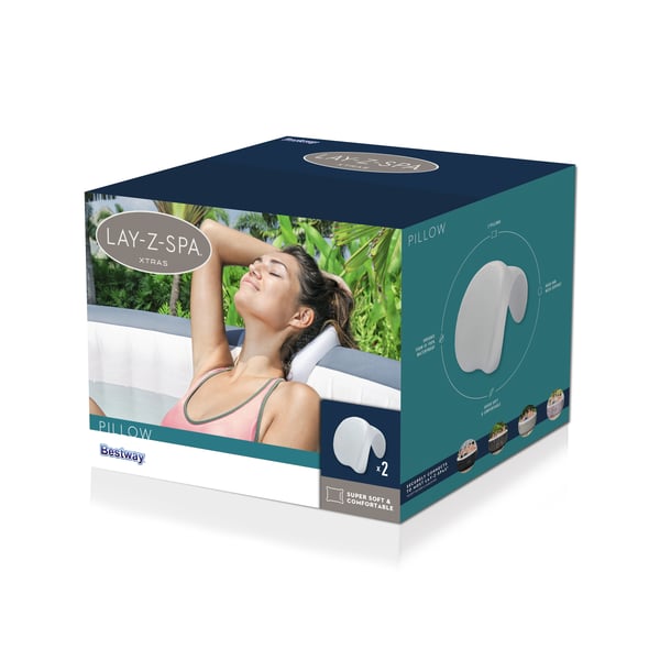 Bestway 60307 Tilbehør til spabade og spaer Pude Grå