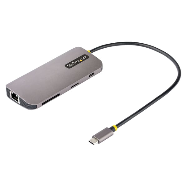 StarTech.com USB C -moniporttisovitin, 4K 60 Hz HDMI -liitäntä, 5 Gbit/s USB-A-keskitin, USB C - HDMI, 100