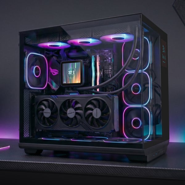 Mars Gaming MCREVMAX tietokonekotelo Midi Tower Musta