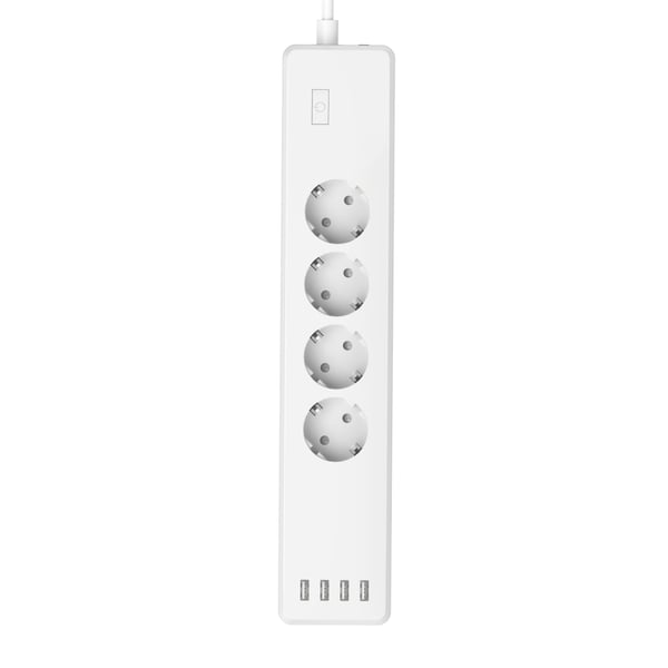 Hama 00176574 stikdåse 1 m 4 AC stikkontakt(er) Indendørs Hvid