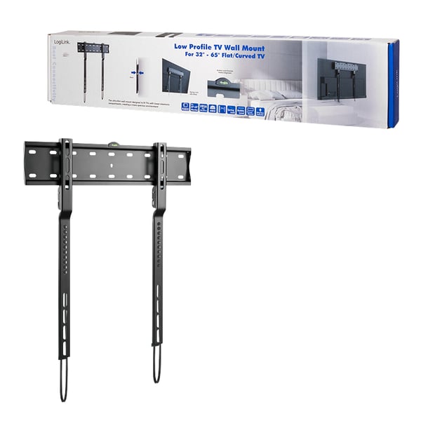 LogiLink BP0116 tv-beslag 165,1 cm (65") Sort