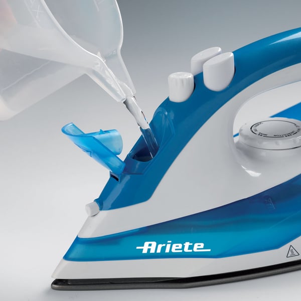 Ariete 6234/00 Torr & Ångstrykjärn Teflon 2000 W Vit, Ljusblå