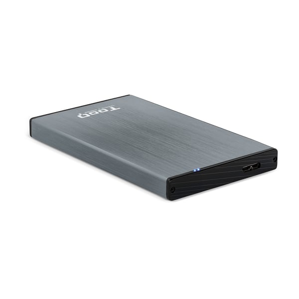 TooQ TQE-2527G drevkabinet HDD kabinet Sort, Grå 2.5"