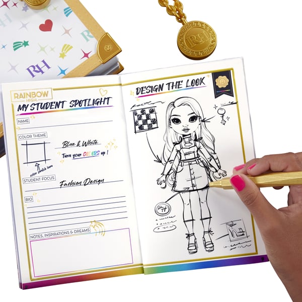 Rainbow High Secret Journal Henkilökohtainen päivyri