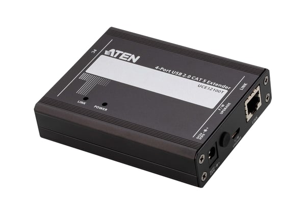ATEN USB 2.0 CAT 5-extender med 4 portar (upp till 100 m)
