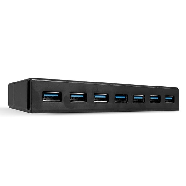 Lindy 43228 gränssnittshubbar USB 3.2 Gen 1 (3.1 Gen 1) Type-A 5000 Mbit/s Svart