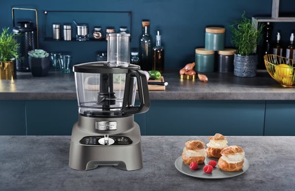 Moulinex FP825E matberedare 1000 W 3 l Svart, Grå