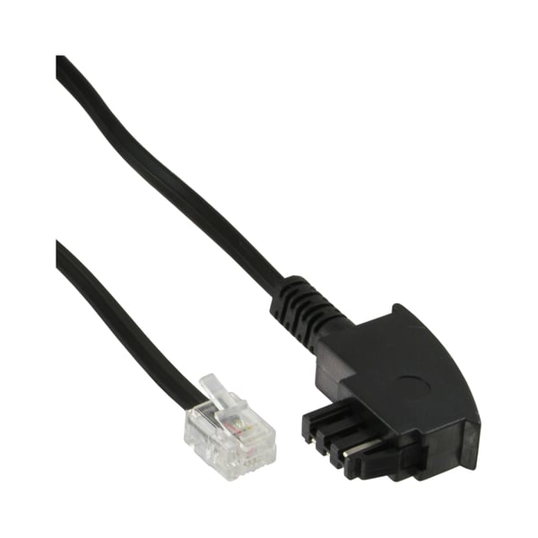 InLine 18920A telefonkabel 20 m Sort