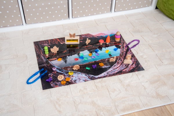 Tickit Lake View A2 Play Mat Flerfarvet Baby legemåtte
