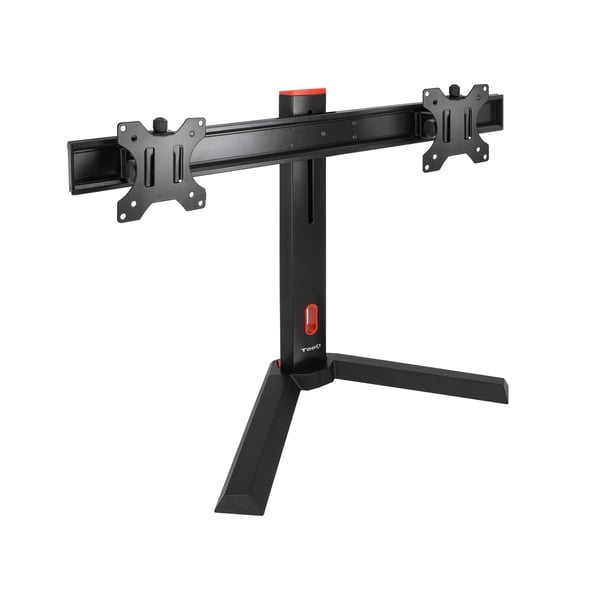 TooQ DB1402TN-B monitorin kiinnike ja jalusta 68,6 cm (27") Vastaanotto Musta, Punainen