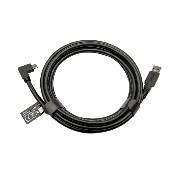 Jabra PanaCast USB Cable USB-kabel USB 3.2 Gen 1 (3.1 Gen 1) 3 m USB A USB C Sort
