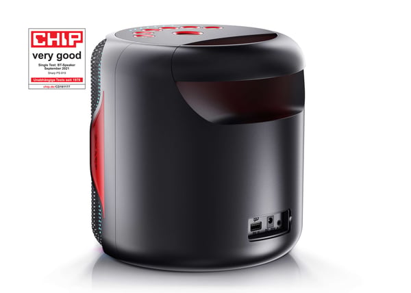 Sharp PS-919 2.1 bärbart högtalarsystem Svart 130 W
