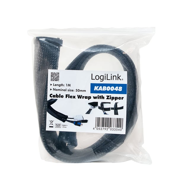 LogiLink KAB0048 kabelbakke Sort