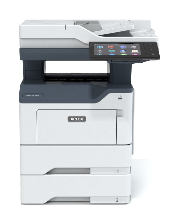 Xerox VersaLink B415 A4 47 sid/min dubbelsidig kopiering/utskrift/scanning/fax, PS3 PCL5e/6, 2 magasin totalt 650 ark