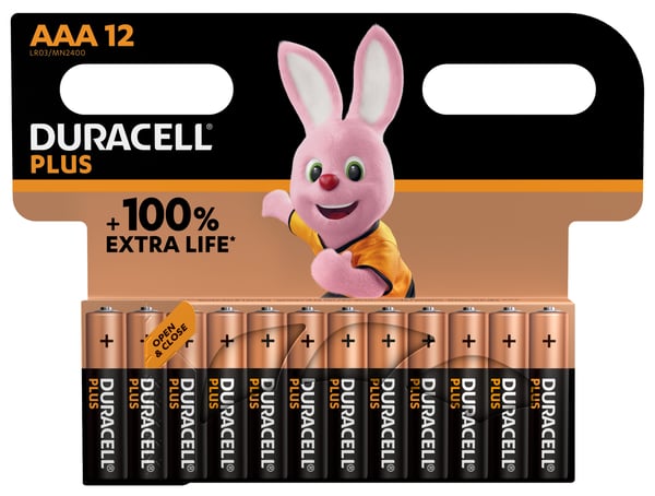Duracell PLUS AAA Kertakäyttöinen akku Alkali