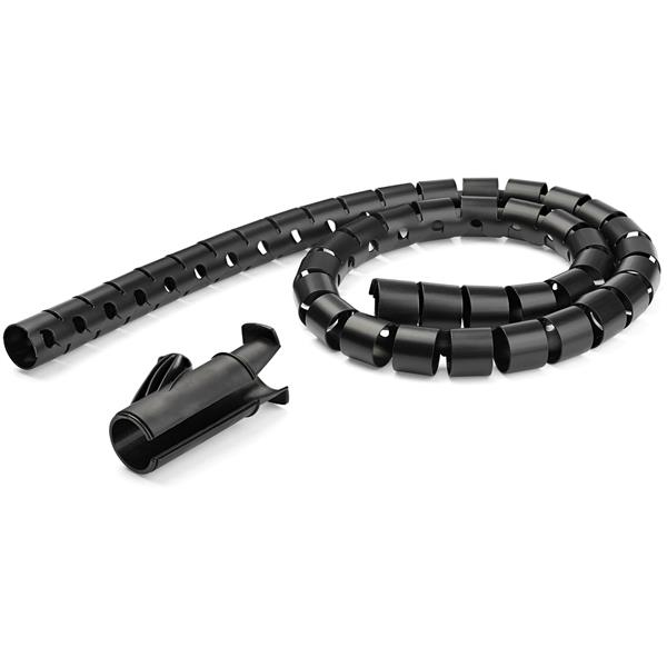 StarTech.com CMSCOILED4 Kabelbuntningsslang (2,5 m, 45 mm / 1,8 tum diameter, expanderbar spiral)