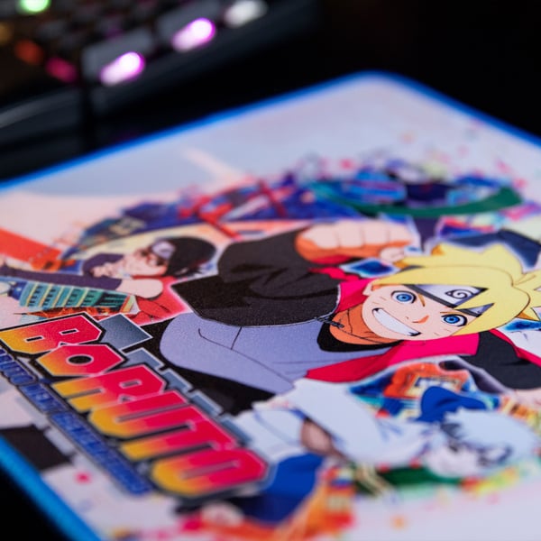 Konix Boruto KX MOUSEPAD WORLD M Spelmusmatta Multifärg