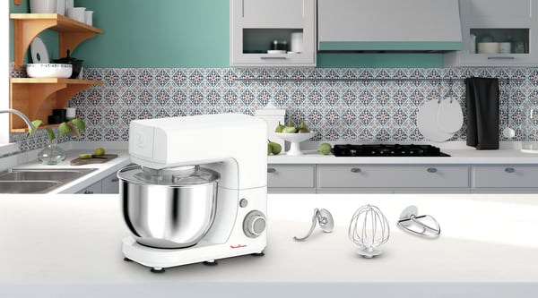 Moulinex QA1501 matberedare 800 W 4,8 l Vit, Grå