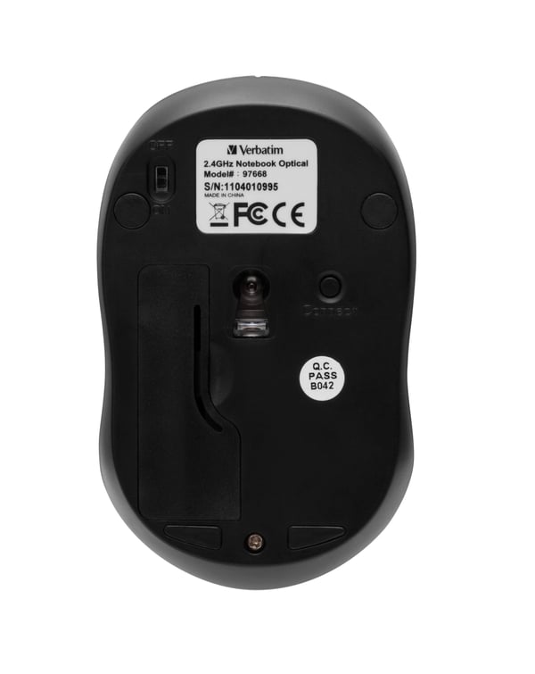 Verbatim Go Nano datormöss Kontor RF Trådlös 1600 DPI