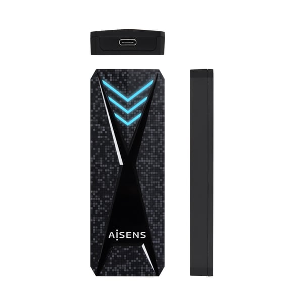 AISENS ASM2-RGB013B drevkabinet SSD kabinet Sort M.2