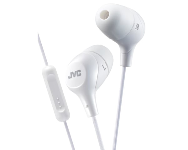 JVC HA-FX38M-W-E Headset Kabel I öra Samtal/musik Vit