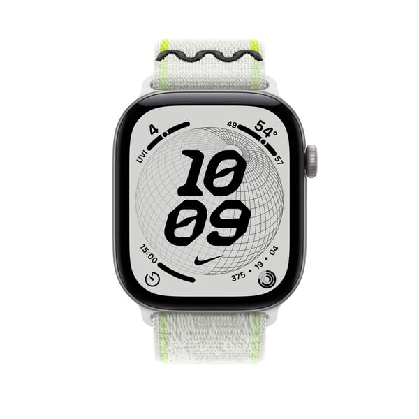Apple 46 mm Essential White Nike Sport Loop ‑ranneke