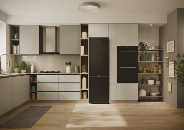 Candy Fresco CNCQ2T518EB Fritstående 279 L Sort