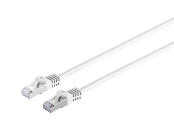 Microconnect SFTP70025W netværkskabel Hvid 0,25 m Cat7 S/FTP (S-STP) Rund