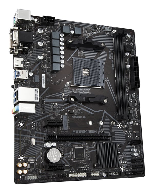 GIGABYTE A520M S2H bundkort AMD A520 Stik AM4 micro ATX