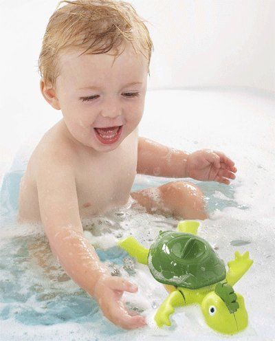 Tomy Toomies Swim n Sing Turtle Badedyr Flerfarvet