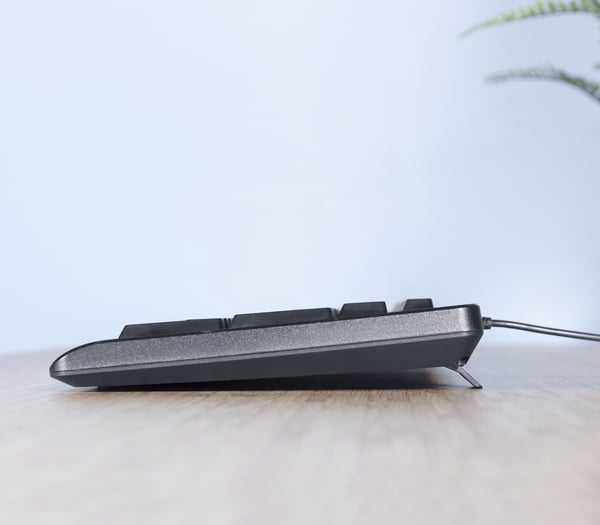 Trust TKM-250 tastatur Mus inkluderet USB QWERTZ Tysk Sort