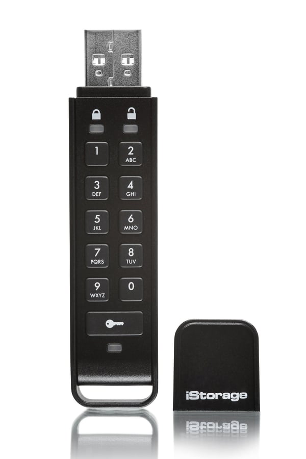 iStorage datAshur Personal2 USB-muisti 32 GB USB A-tyyppi 3.2 Gen 1 (3.1 Gen 1) Musta