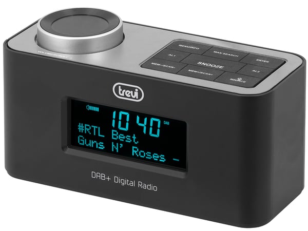 Trevi RC 80D6 DAB Kannettava Analoginen & digitaalinen Musta, Hopea Trevi RC 80D6 DAB Kannettava Analoginen & digitaalinen Musta, Hopea