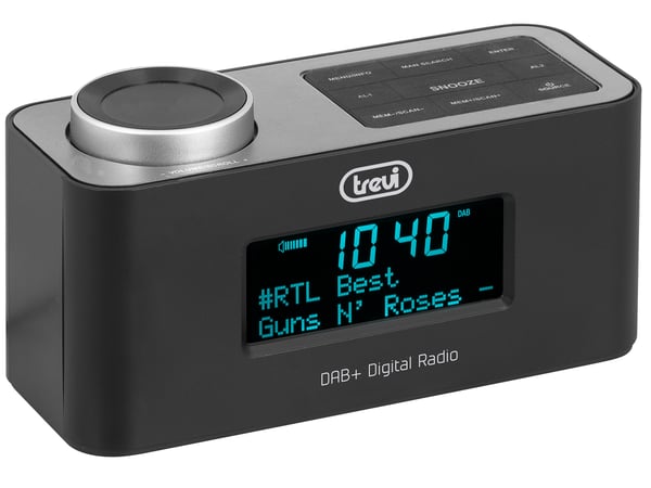 Trevi RC 80D6 DAB Bærbar Analog & digital Sort, Sølv
