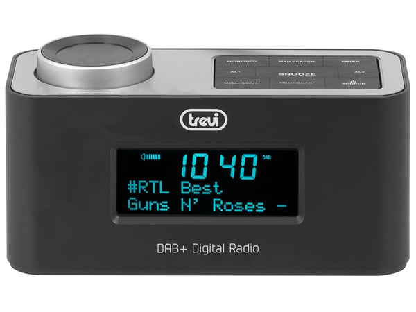 Trevi RC 80D6 DAB Bærbar Analog & digital Sort, Sølv