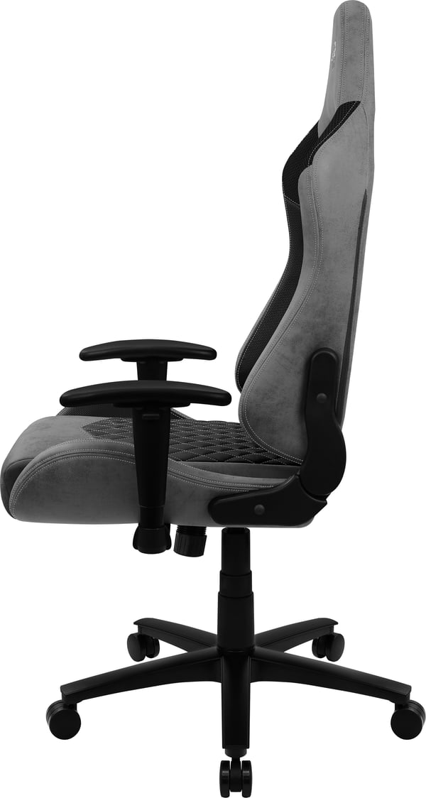 Aerocool DUKE AeroSuede Universal spelstol Svart, Grå