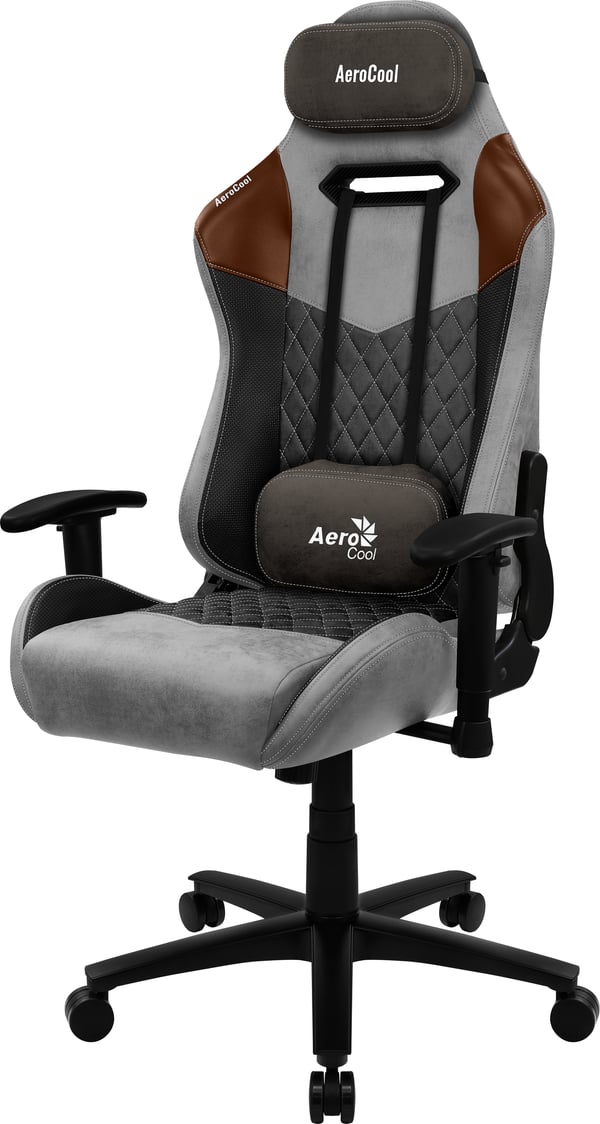 Aerocool DUKE AeroSuede Universal gamingstol Sort, Brun, Grå