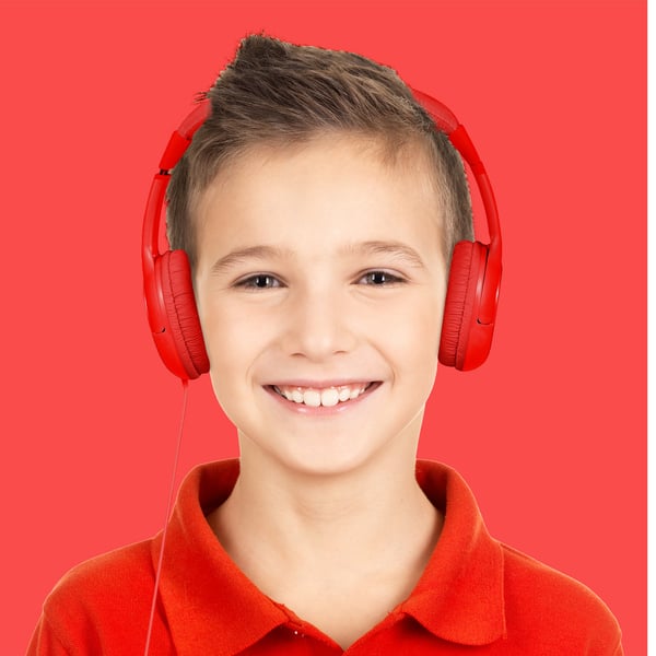 Celly KidsBeat Hovedtelefoner Ledningsført Headset Rød