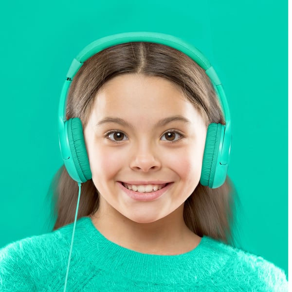 Celly KidsBeat Hörlurar Kabel Huvudband Grön