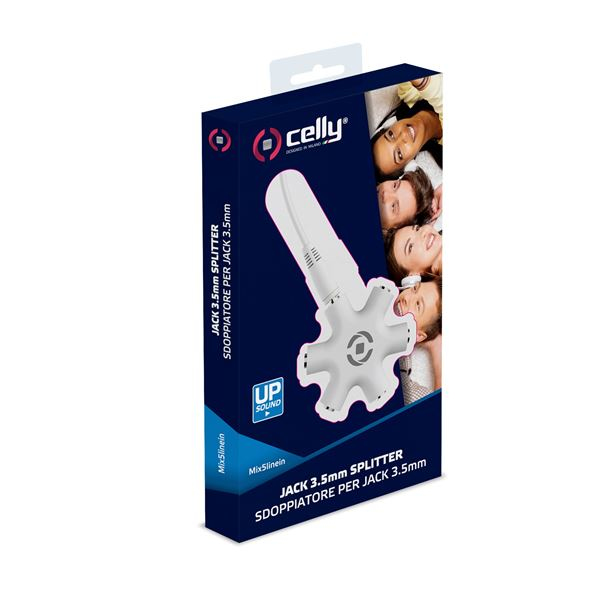 Celly MIX5LINEIN35WH lyd-deler Hvid