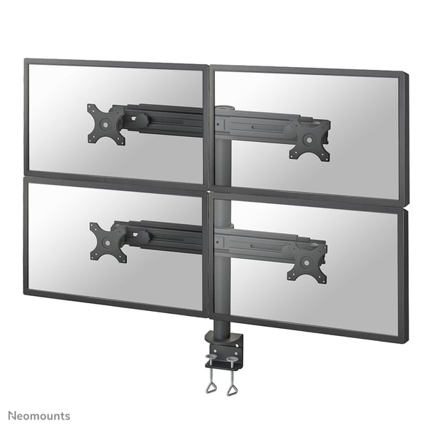 Neomounts FPMA-D700D4 monitorin kiinnike ja jalusta 76,2 cm (30") Vastaanotto Musta Neomounts FPMA-D700D4 monitorin kiinnike ja jalusta 76,2 cm (30") Vastaanotto Musta