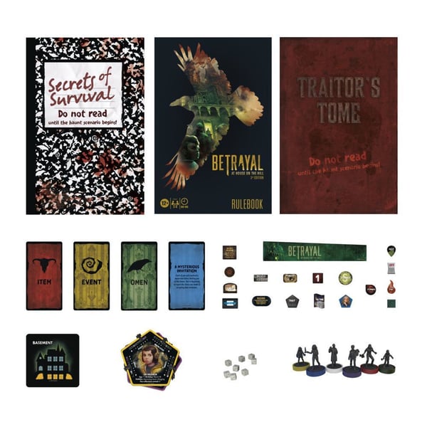 Hasbro Gaming Avalon Hill Betrayal at House on the Hill 3rd Edition Lautapeli Matkailu-/seikkailupeli Hasbro Gaming Avalon Hill Betrayal at House on the Hill 3rd Edition Lautapeli Matkailu-/seikkailupeli