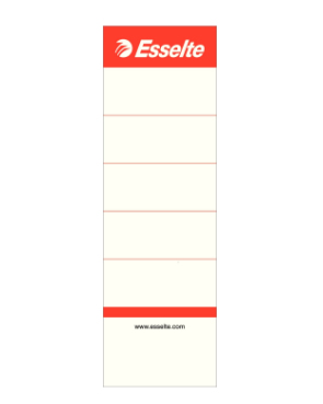 Esselte Ryggetikett LAF 75 mm, påse/100