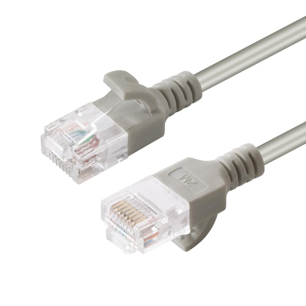 Microconnect V-UTP6075-SLIM netværkskabel Grå 7,5 m Cat6 U/UTP (UTP)