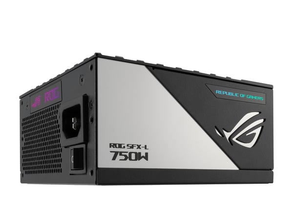 ASUS ROG Loki SFX-L 750W Platinum strömförsörjningsenheter 20+4 pin ATX Svart, Silver