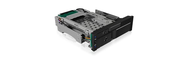 ICY BOX IB-173SSK 13,3 cm (5.25") Opbevaring drev bakke Sort