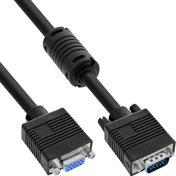 InLine 17701B VGA-kabel 1 m VGA (D-Sub) Svart InLine 17701B VGA-kabel 1 m VGA (D-Sub) Svart