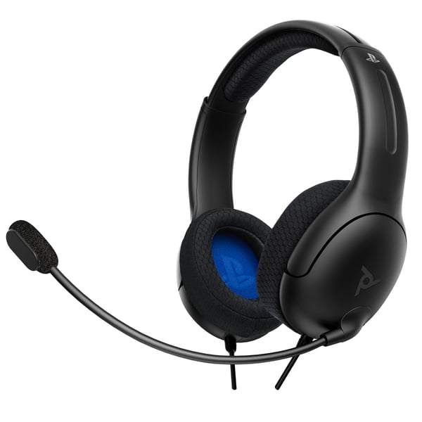 Hörlurar PDP PS4, PS5 STEREO HEADSET LVL40 grå