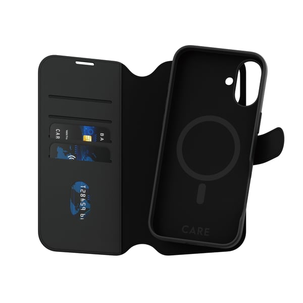 PanzerGlass CARE™ by ® Tango 2-in-1 Wallet Case m. MagSafe iPhone 16 Plus
